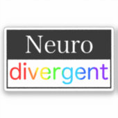 神経分岐 |神経多様性認識度 シール (正面)