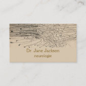 神経切断図 - 神経学専門医 名刺 (正面)