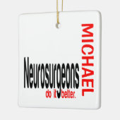 神経外科医の方が良いカスタム セラミックオーナメント (左)