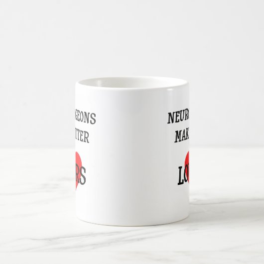 神経外科医はよりよいペアカップを作ります コーヒーマグカップ (中央)