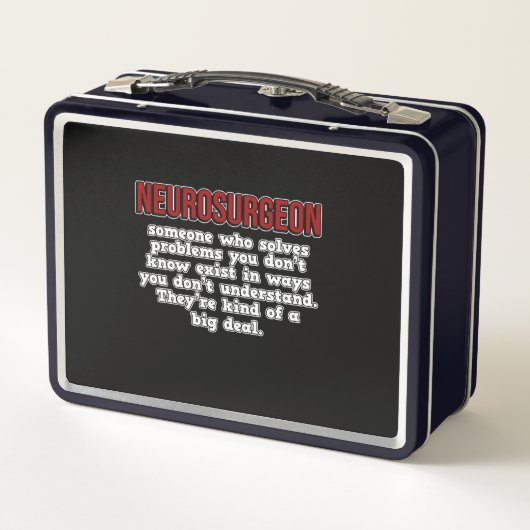 神経外科医医神経学GRAP メタルランチボックス (裏面)