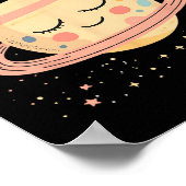 神経多様おもしろい宇宙スパード先生自閉症Aw ポスター (角)