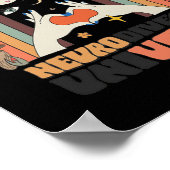 神経多様体宇宙の天空レトロ自閉症に気付く ポスター (角)