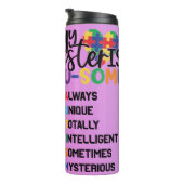 神経多様性のある姉妹へのトリビュート タンブラー (回転右)