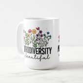 神経多様性は美しいセラミックマグカップ コーヒーマグカップ (正面左)