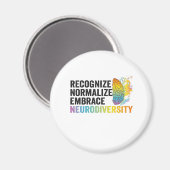 神経多様性を受け入れる正常化ADHD マグネット (正面/裏面)