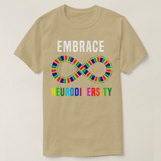 神経多様性を受け入れる9 Tシャツ (デザイン正面)