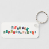 神経多様性を受け入れる |神経発散性認識度 キーホルダー (正面)