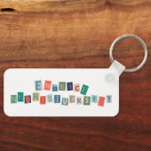 神経多様性を受け入れる |神経発散性認識度 キーホルダー (正面)