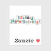 神経多様性を受け入れる |神経発散性認識度 シール (シート)