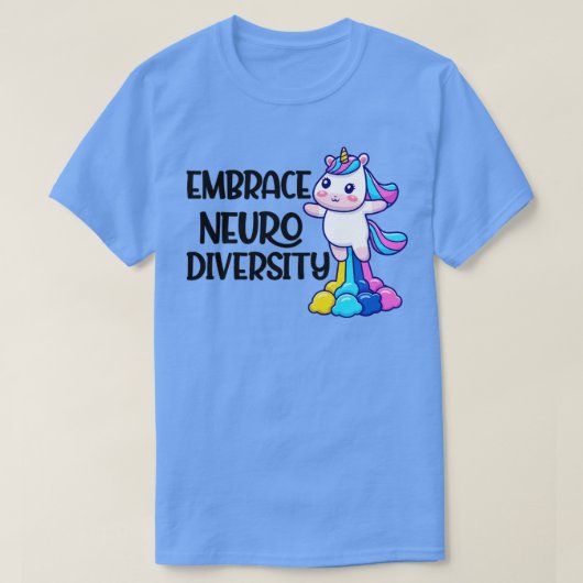 神経多様性を受け入れる Tシャツ (デザイン正面)