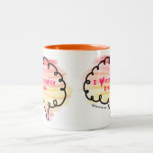 神経多様性を肯定するマグカップ ツートーンマグカップ (中央)