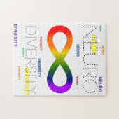 神経多様性ドットパズル ジグソーパズル (横)