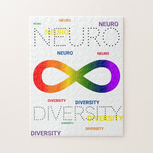 神経多様性ドットパズル ジグソーパズル (縦)
