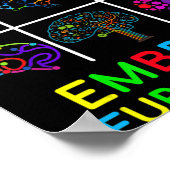 神経多様性ビデオゲームの自閉症意識を受け入れる ポスター (角)