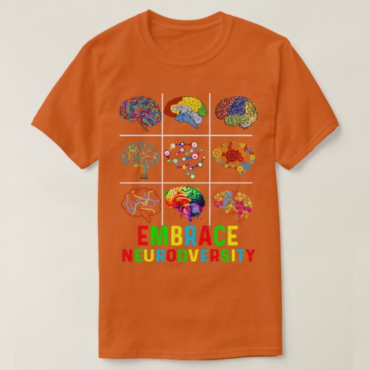 神経多様性ビデオゲームの自閉症意識を受け入れる Tシャツ (デザイン正面)