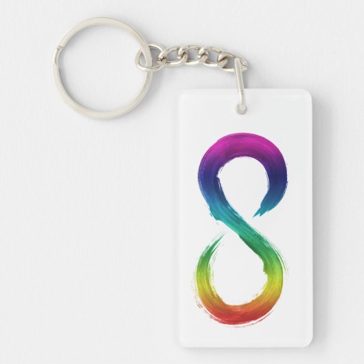 神経多様性ブラシ キーホルダー (正面)