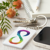 神経多様性ブラシ キーホルダー (正面右)