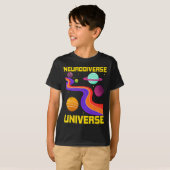 神経多様性宇宙ニューロダイバーシティ自閉症A Tシャツ (正面フル)