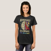 神経多様性祝Aのスペクトル自閉症 Tシャツ (正面フル)