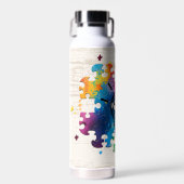 神経多様性脳パズル ウォーターボトル (正面)