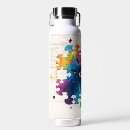 神経多様性脳パズル ウォーターボトル