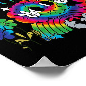 神経多様性脳自閉症の認識Asd Adhd男性 ポスター (角)