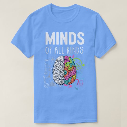 神経多様性脳ADHD自閉症意識ママWom Tシャツ (デザイン正面)