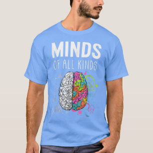 神経多様性脳ADHD自閉症意識ママWom Tシャツ