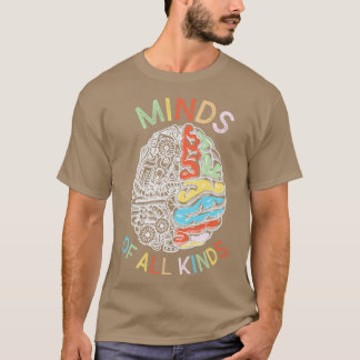 神経多様性自閉症を抱く Tシャツ