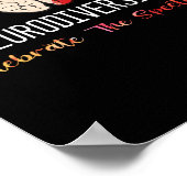 神経多様性自閉症スペクトルASD ADHD虹 ポスター (角)