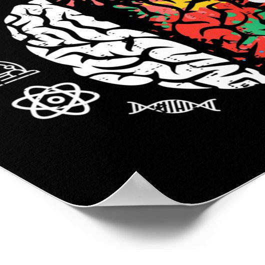 神経多様性自閉症意識を受け入れるASD男性 ポスター (角)