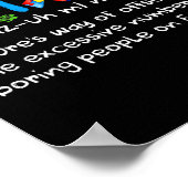 神経多様性自閉症認識名詞定義 ポスター (角)