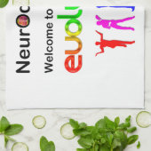 神経多様性進化へようこそ キッチンタオル (折り畳み)