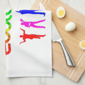 神経多様性進化へようこそ キッチンタオル (四つ折り)