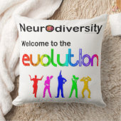 神経多様性進化へようこそ クッション (ブランケット)