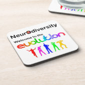 神経多様性進化へようこそ コースター (左側)