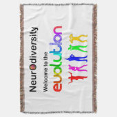 神経多様性進化へようこそ スローブランケット (正面縦)