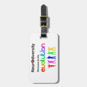 神経多様性進化へようこそ ラゲッジタグ (正面縦)