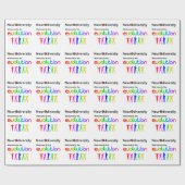 神経多様性進化へようこそ ラッピングペーパー (フラット)