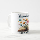 神経多様性:祝スペクトル コーヒーマグカップ (正面左)