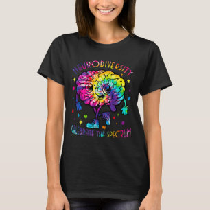神経多様性 脳 自閉症 Awareness Asd Adhd 男性 Tシャツ