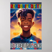 神経多様性：自閉症啓発ポスター ポスター (正面)