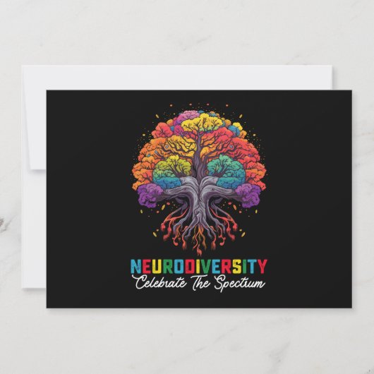 神経多様祝性自閉症 招待状 (正面)