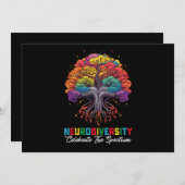 神経多様祝性自閉症 招待状 (正面/裏面)