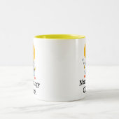 神経学のひよこのマグ ツートーンマグカップ (中央)