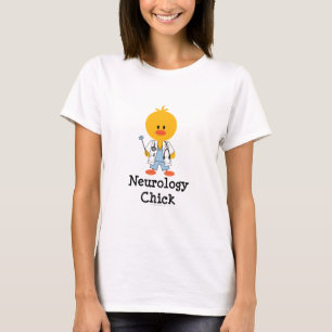 神経学のひよこのTシャツ Tシャツ