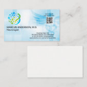 神経学のロゴ | 医学的背景 名刺 (正面/裏面)