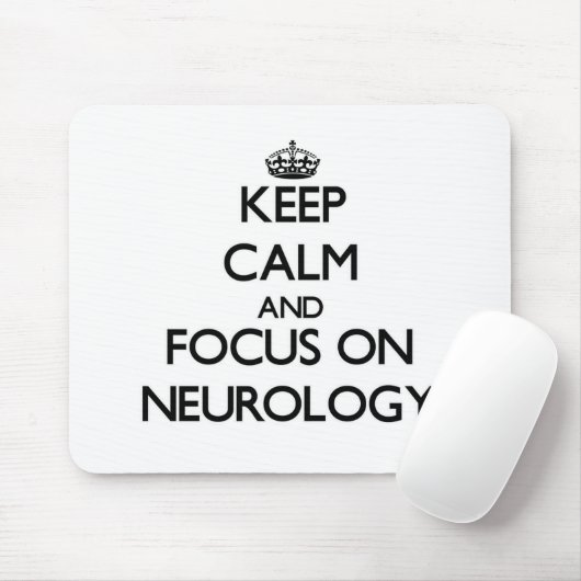 神経学の平静そして焦点を保って下さい マウスパッド (マウス)