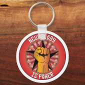 神経学は力である キーホルダー (正面)